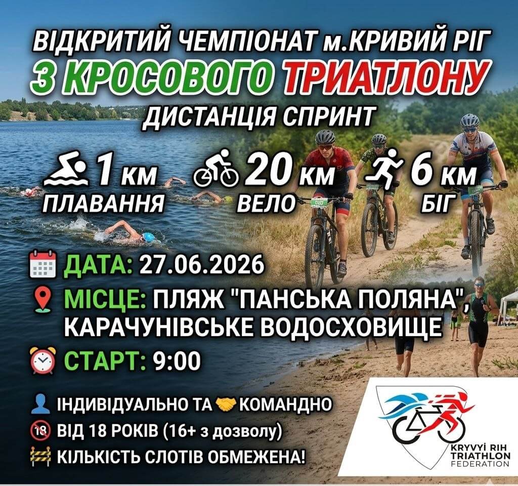 Крос-триатлон «Залізна воля» 2026